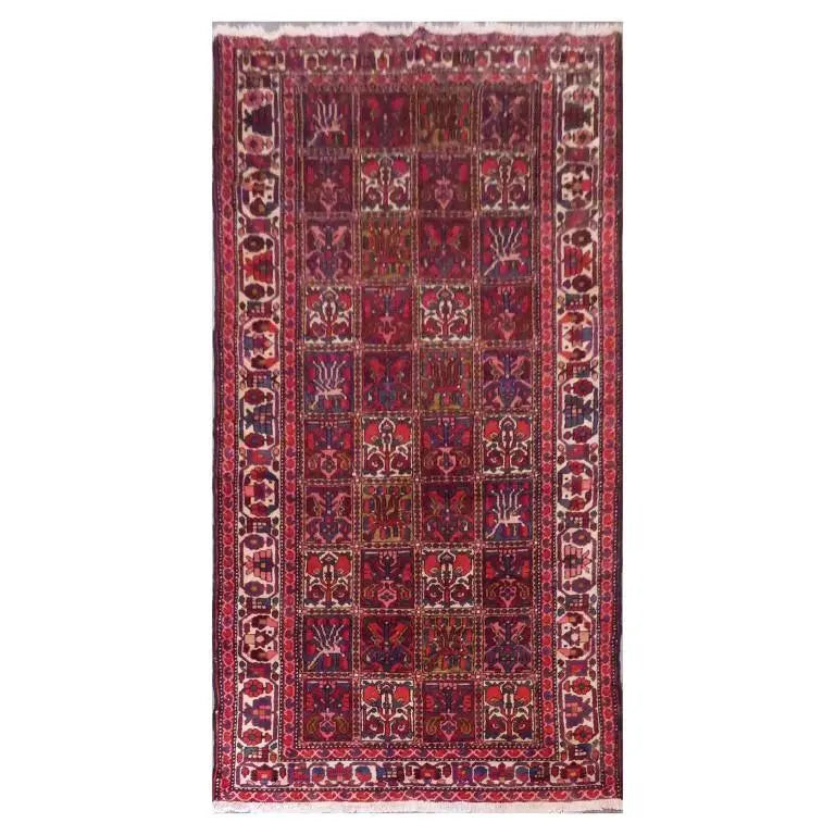 One Of The Kind Persian Bakhtiar Rug 9'11" x 5'1"